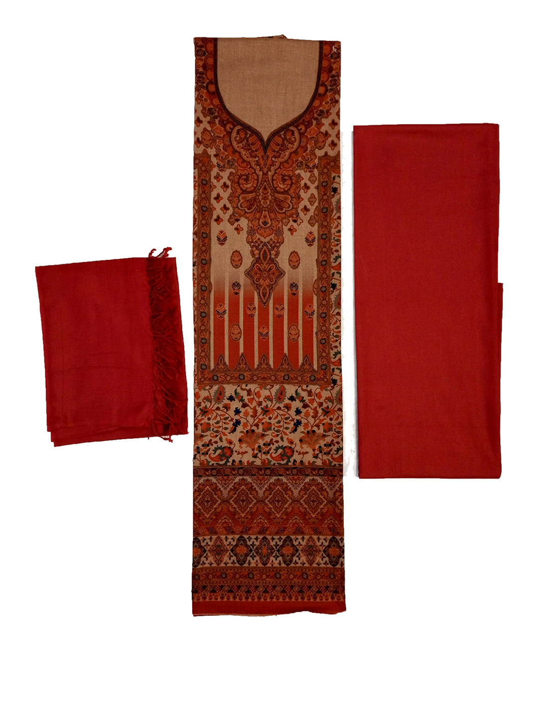 SPRHA Printed Organza Unstitched Dress Material