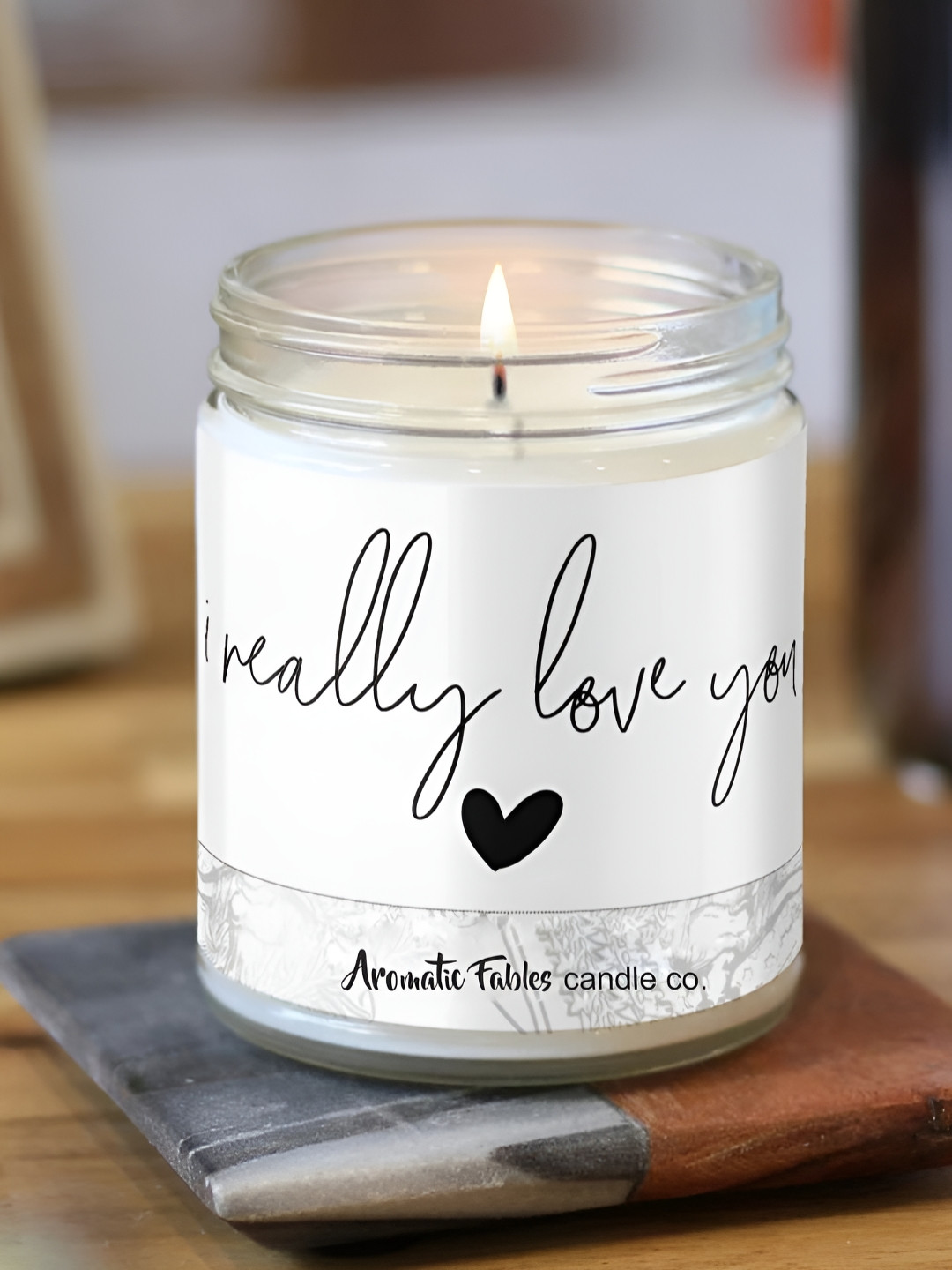 Aromatic Fables Whispered Romance 1 Wick Lavender Conversational Round Regular Jar Candles