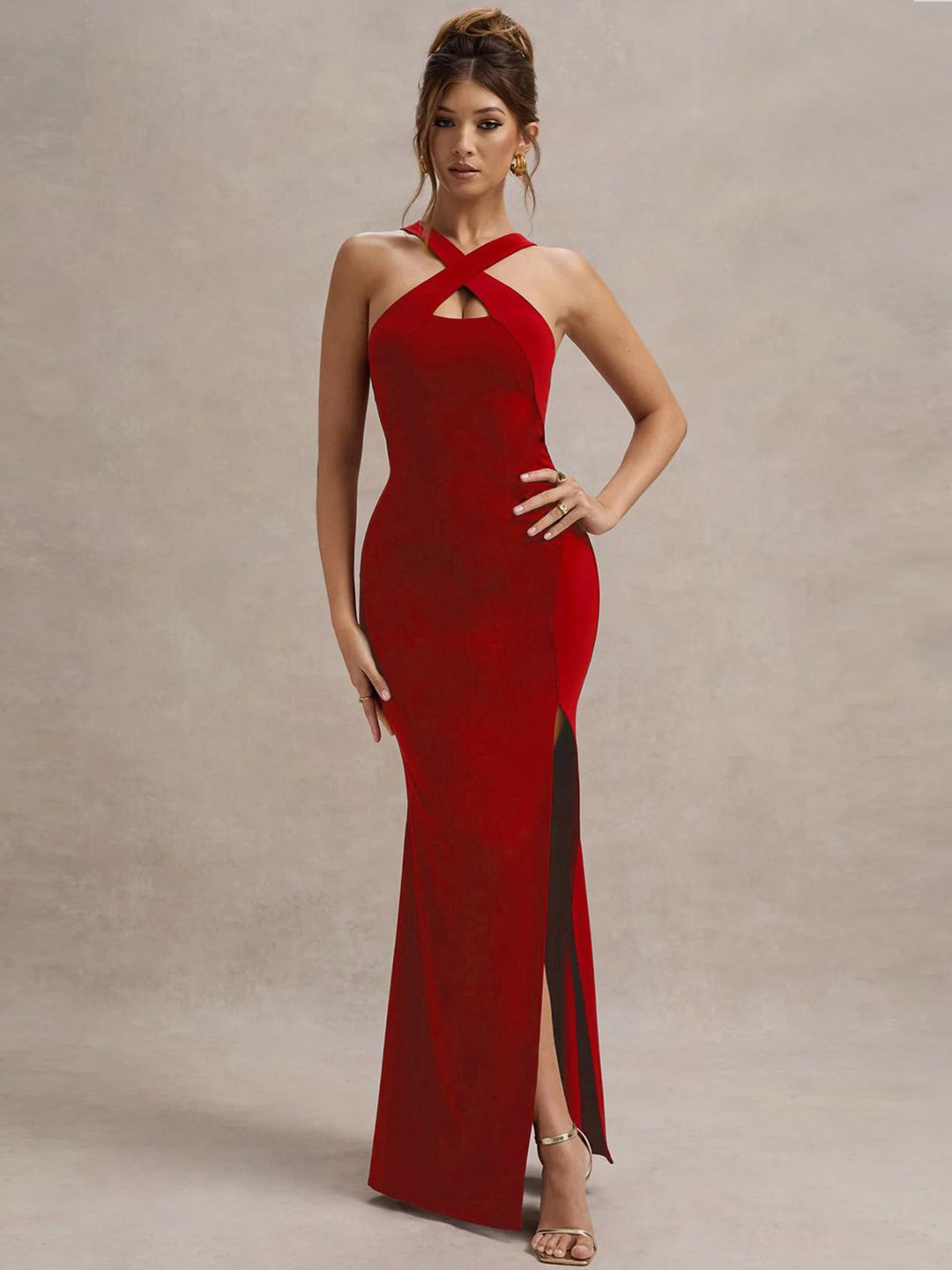 Genzy Women Bodycon Maxi Dress