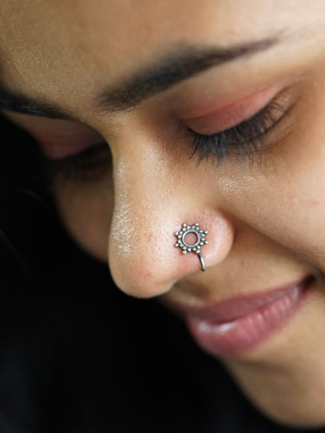 House of Aadyaa 925 Sterling Silver Kiara Stud Nosepin