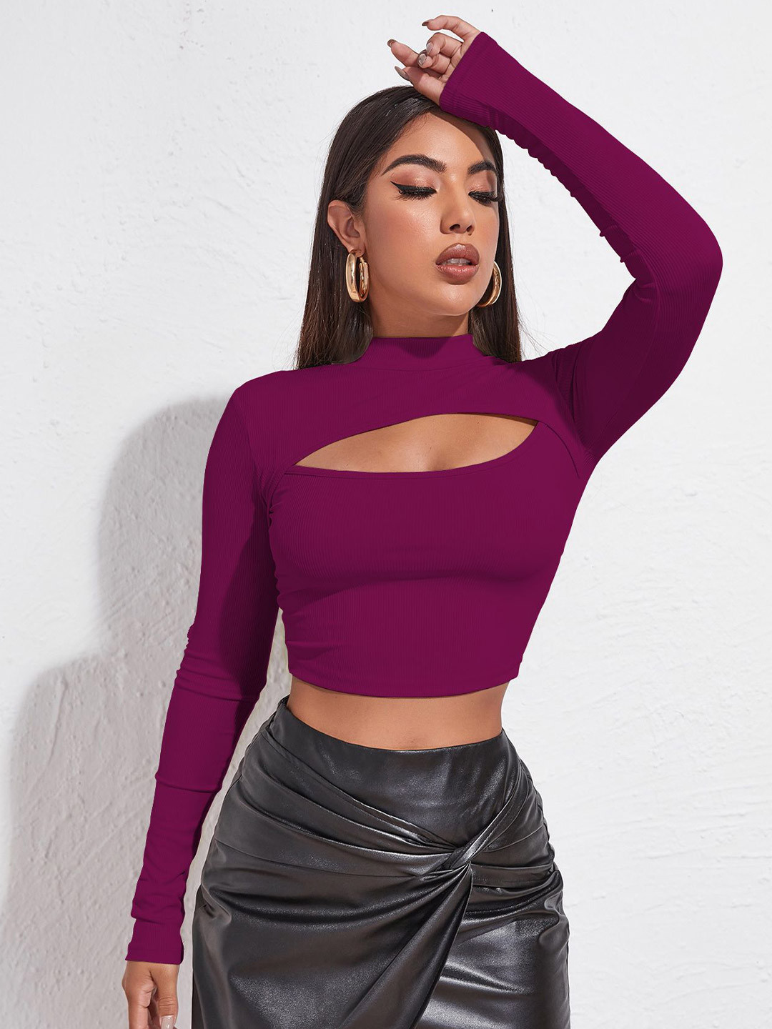 AVANOVA Sheen Sheer Crop Top