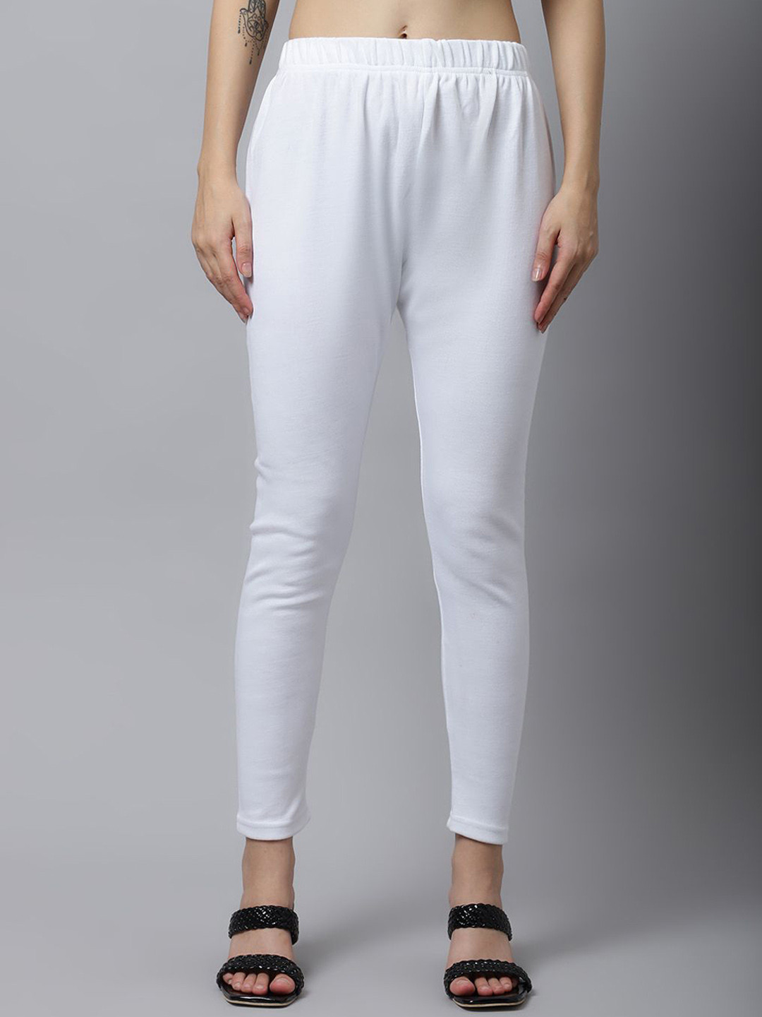 Valles365 by S.C. Woolen Ankle-Length Leggings