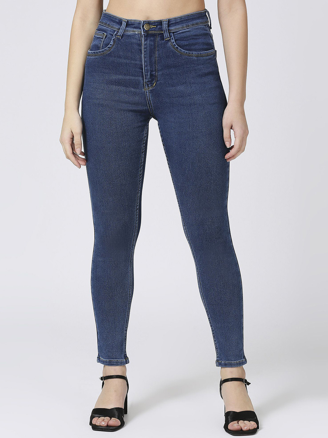 CEFALU Women Comfort Skinny Fit Stretchable Jeans