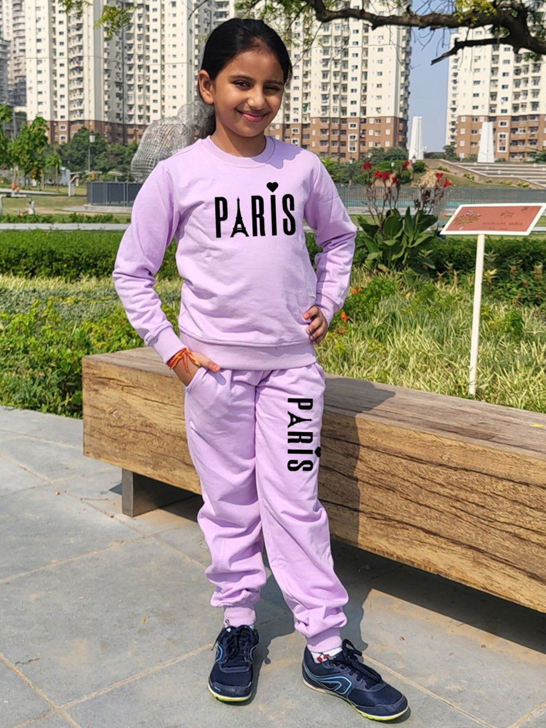 Chombooka Kids Typography Printed Clothing Set