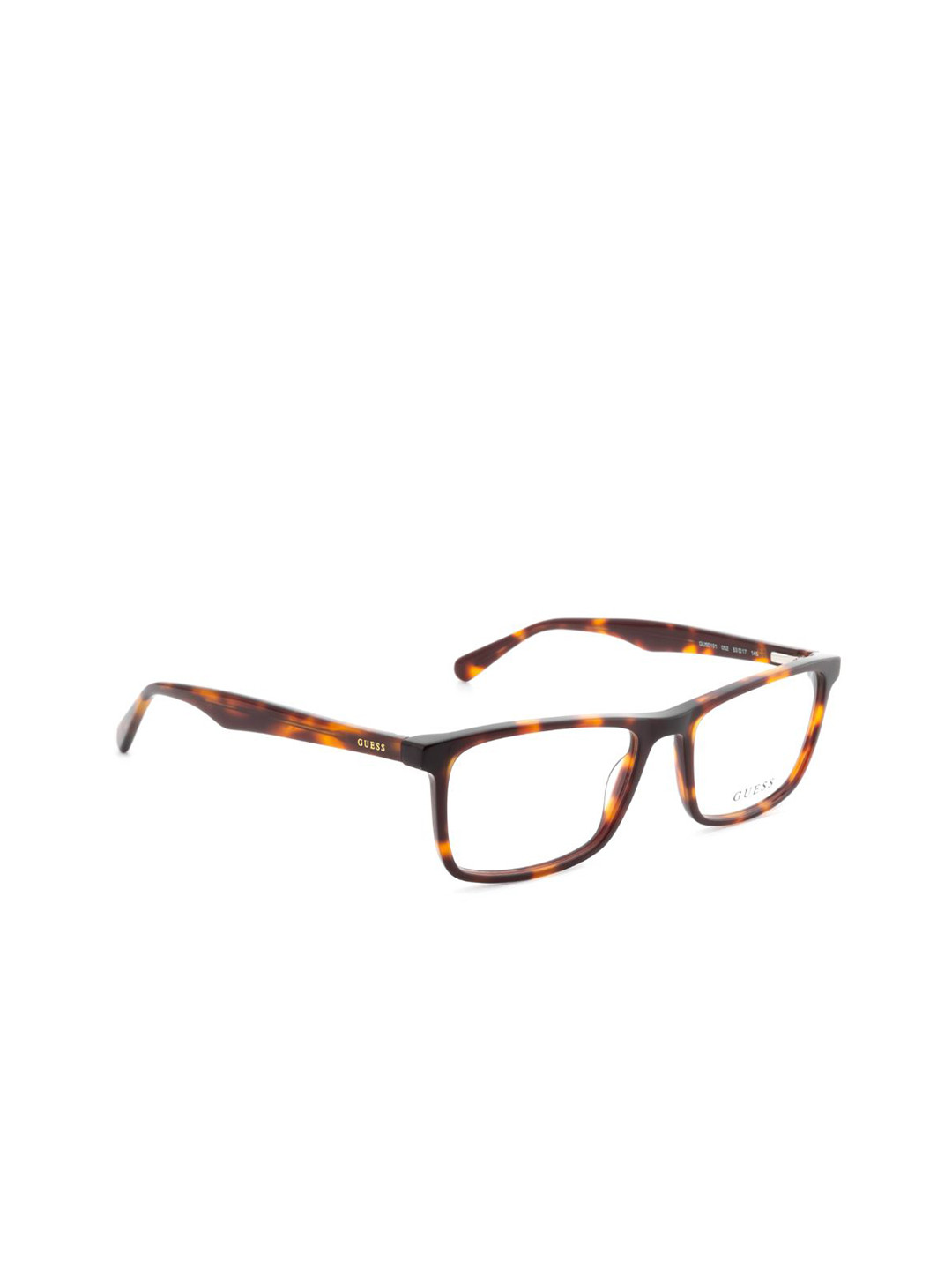 GUESS Men Full Rim Abstract Square Frames