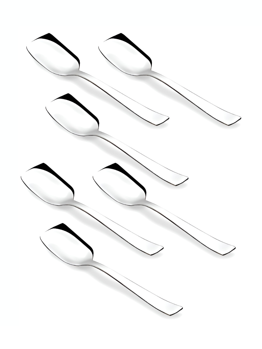 Parage Silver Toned 6 Pieces Stainless Steel Table Spoon