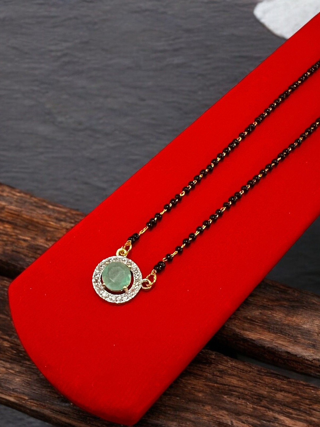 AKLINA Artificial Stones and Beads Mangalsutra