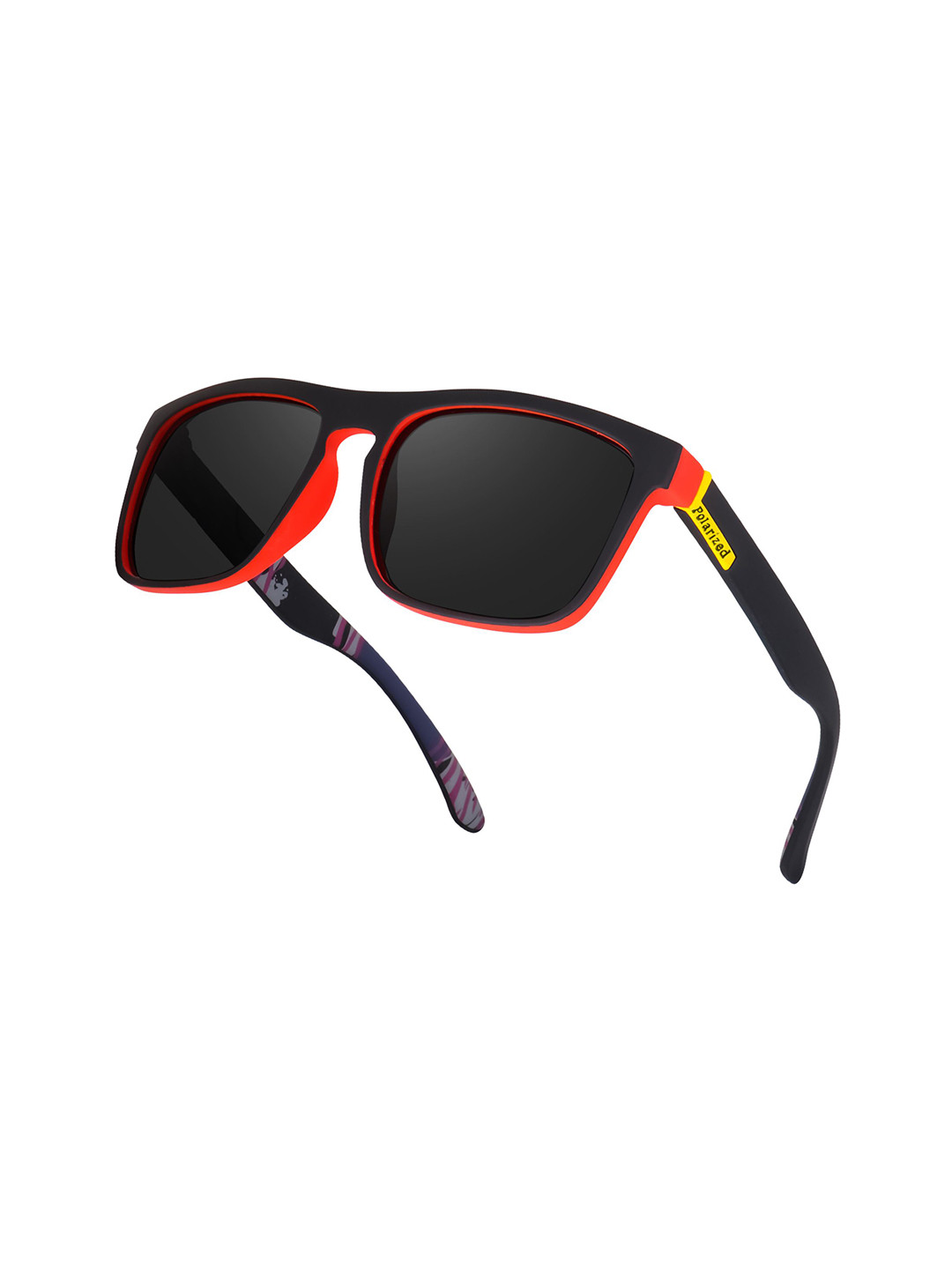 Dervin Unisex Square Sunglasses with Polarised and UV Protected Lens