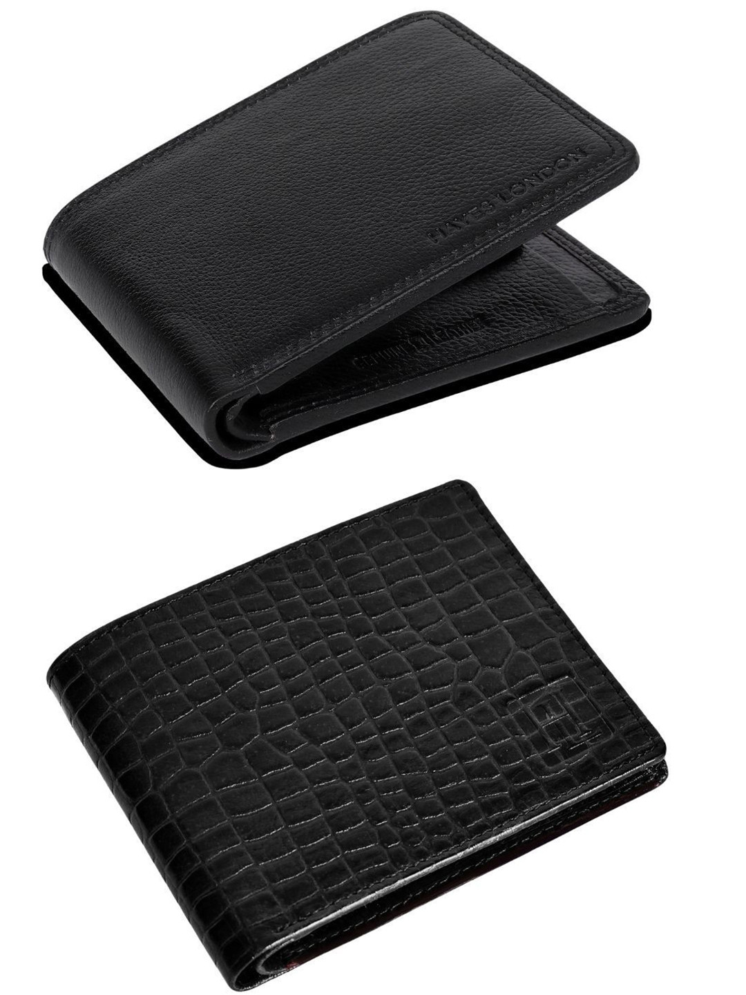 Hayes London Men Wallets Pack of 2 Genuine Leather with RFID Blocking Combo