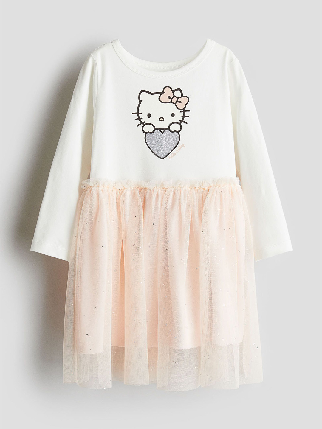 H&M Printed Tulle-Skirt Dress