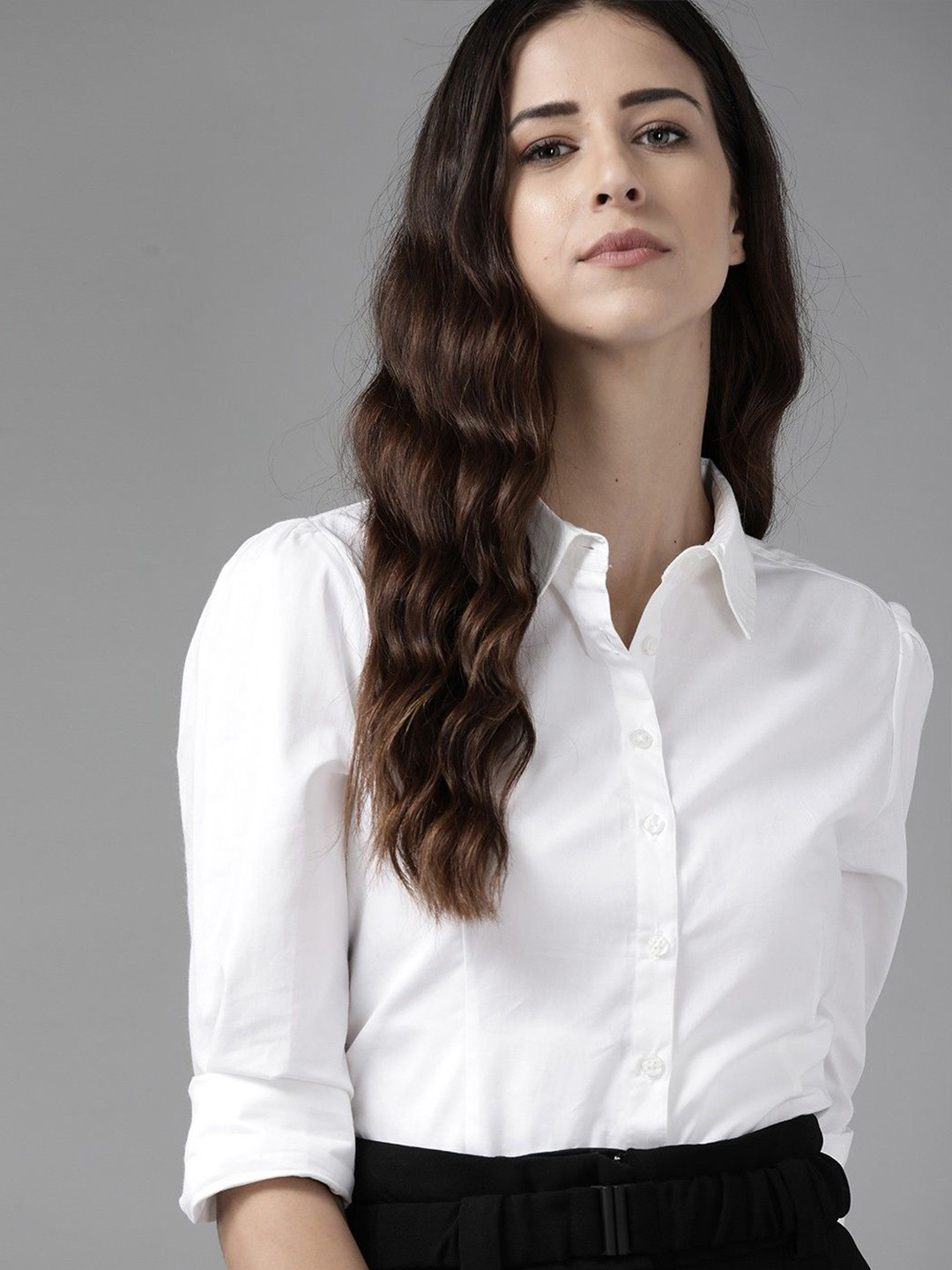 NANCHI Women Classic Opaque Casual Shirt