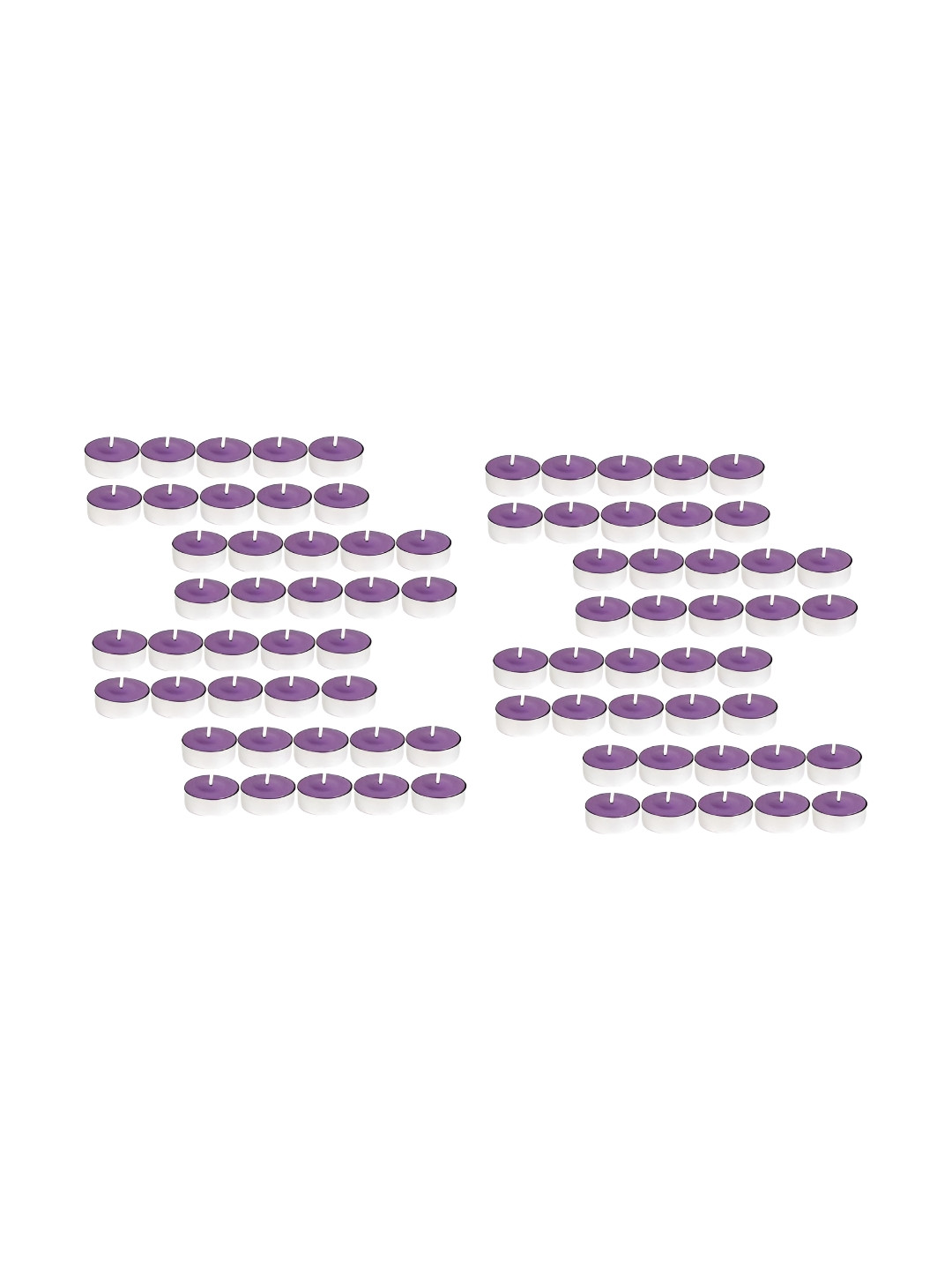 atorakushon 80Pcs Scented 1 Wick Scented Solid Round Regular Tea Light Candles