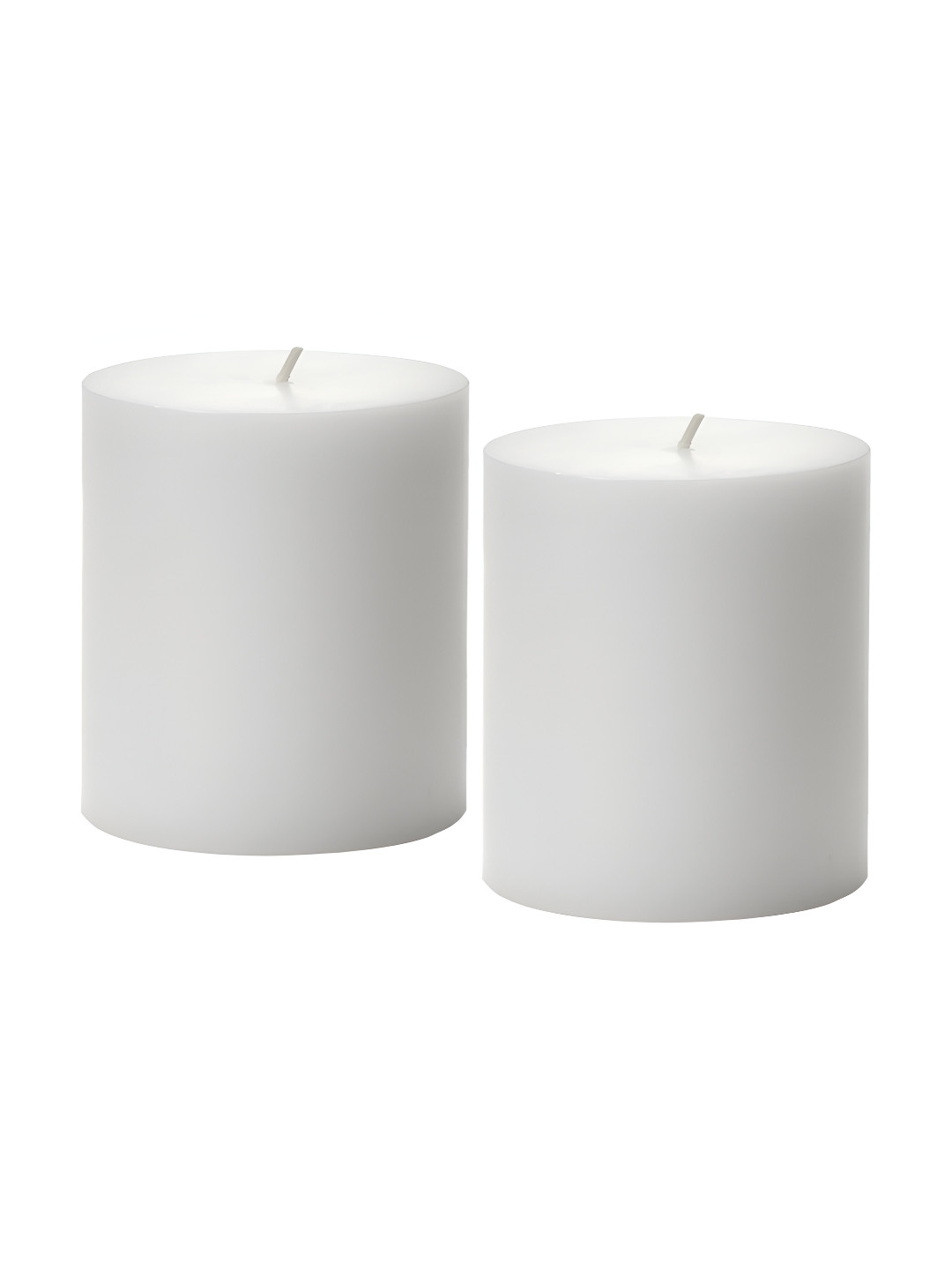 atorakushon for Home Decoration 2Pcs 1 Wick Scented Solid Geometric Regular Pillar Candles