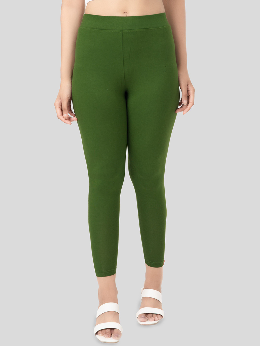 Selsia Women Pure Cotton Ankle-Length Leggings