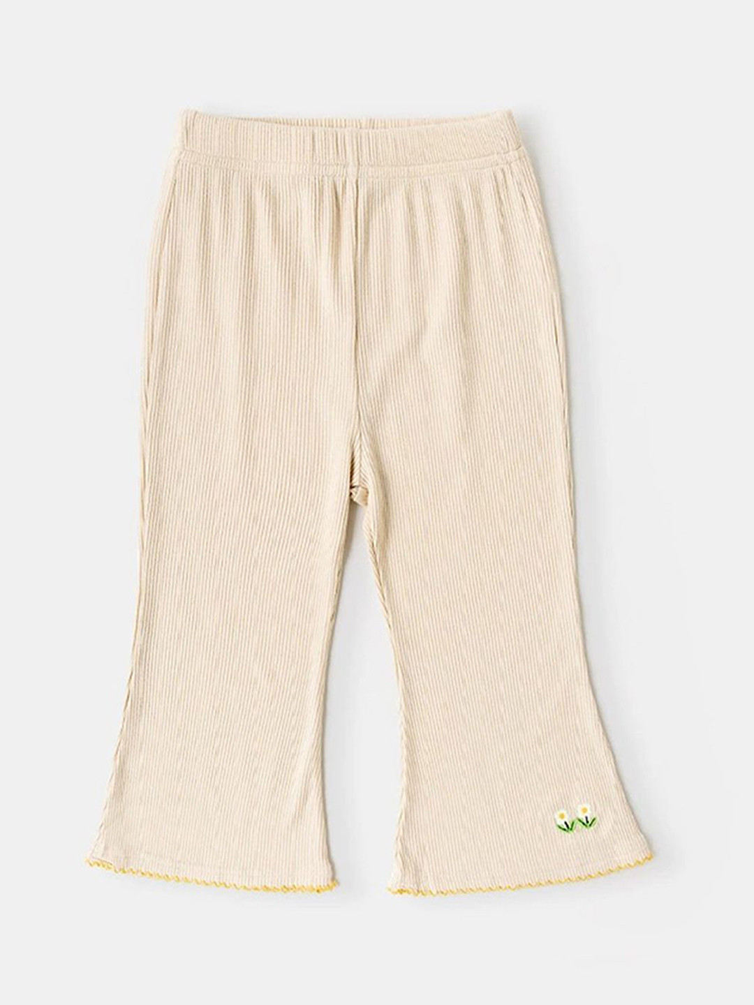 LULU & SKY Girls Flared-Fit Mid-Rise Track Pants