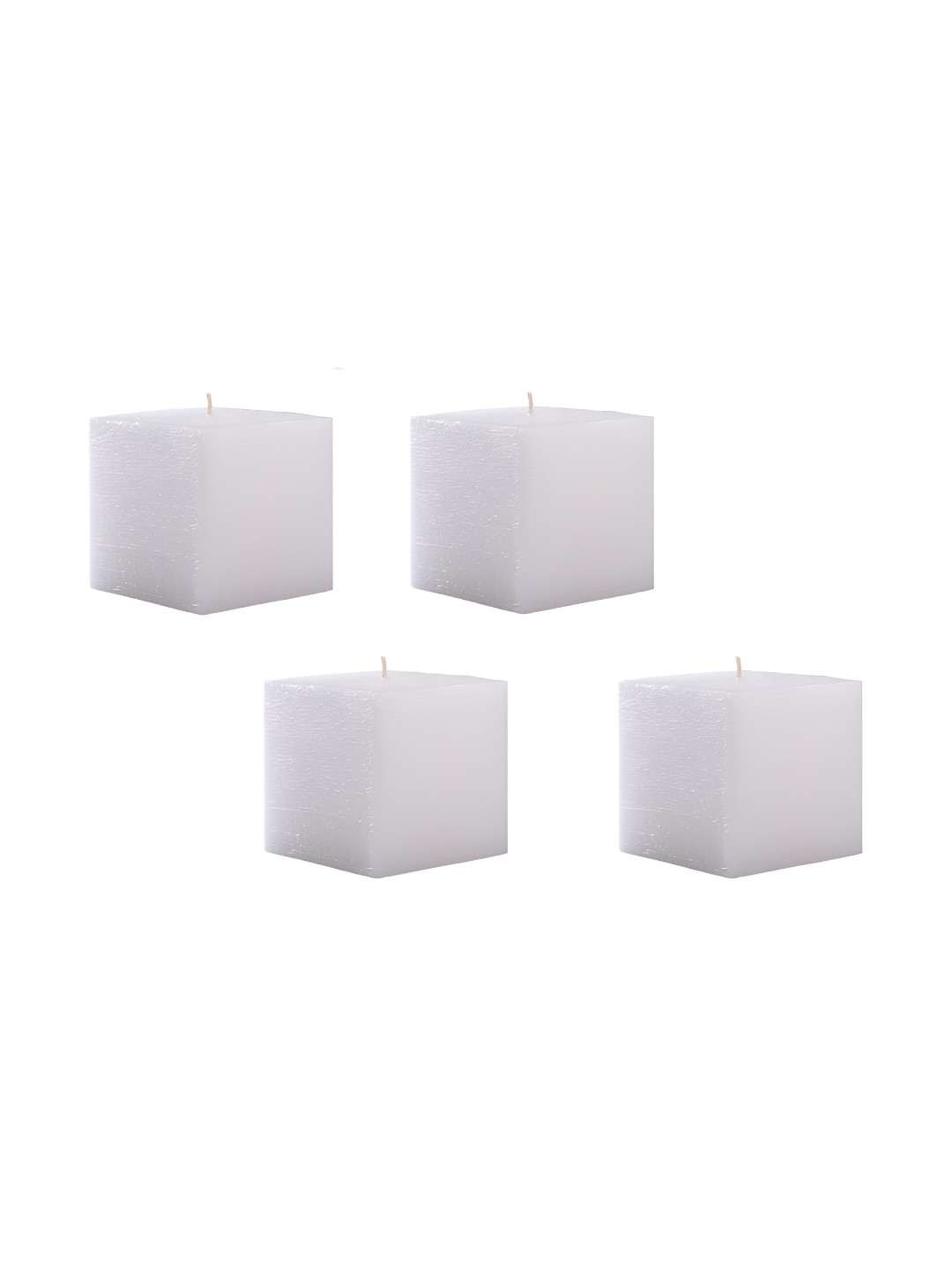 atorakushon for Party,Birthday Party, 4Pcs 1 Wick Scented Solid Square Pillar Candles