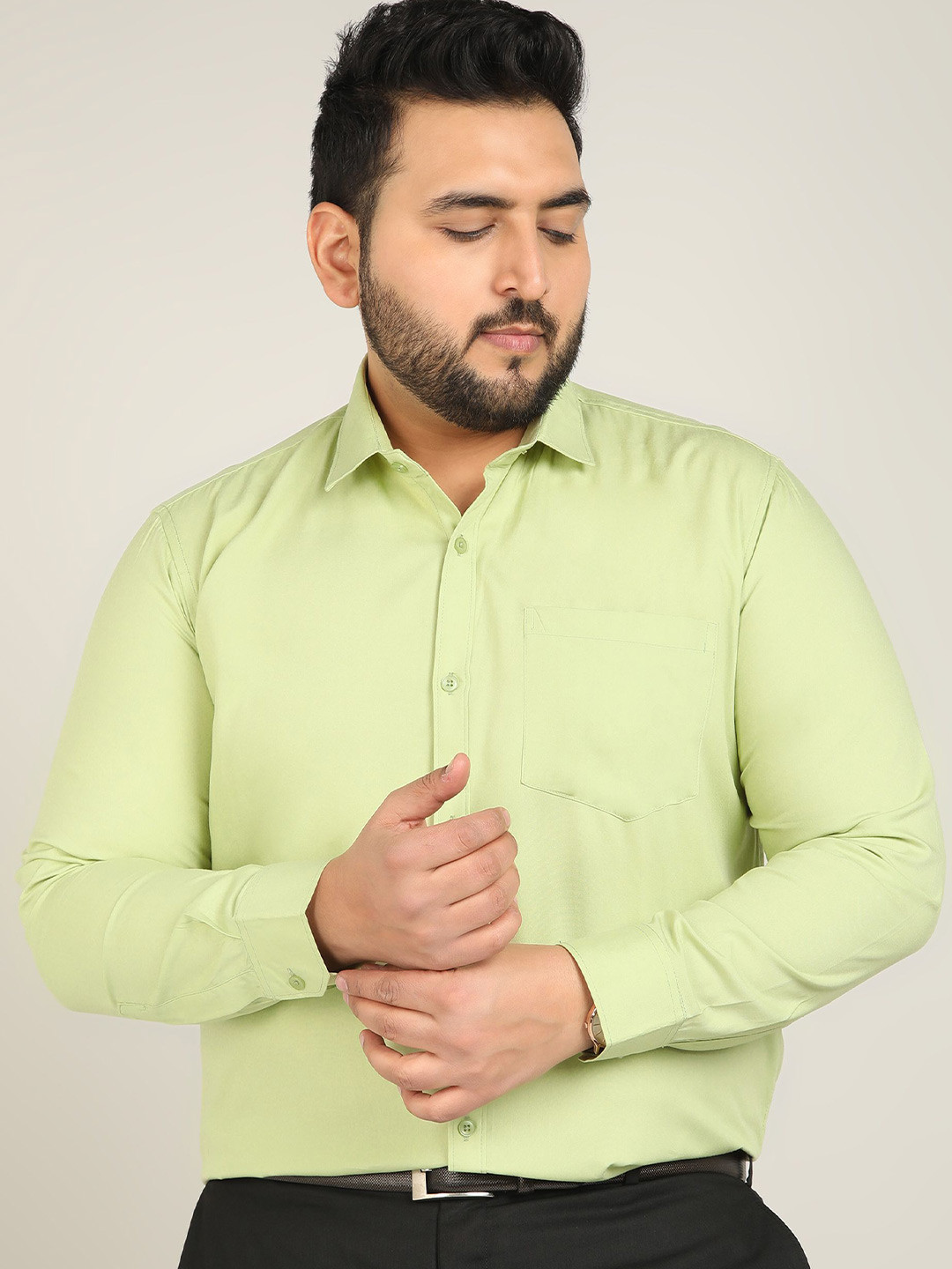 ADWYN PETER Men Classic Opaque Formal Shirt