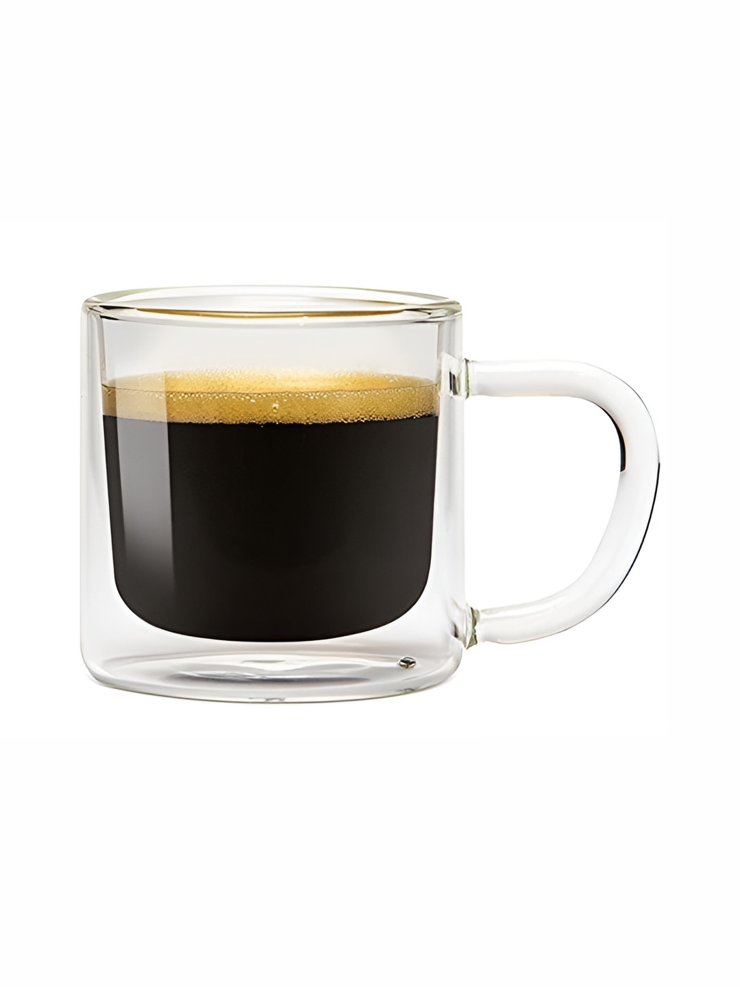 We3 Opal Transparent Glass Microwave Safe Cup-200ml