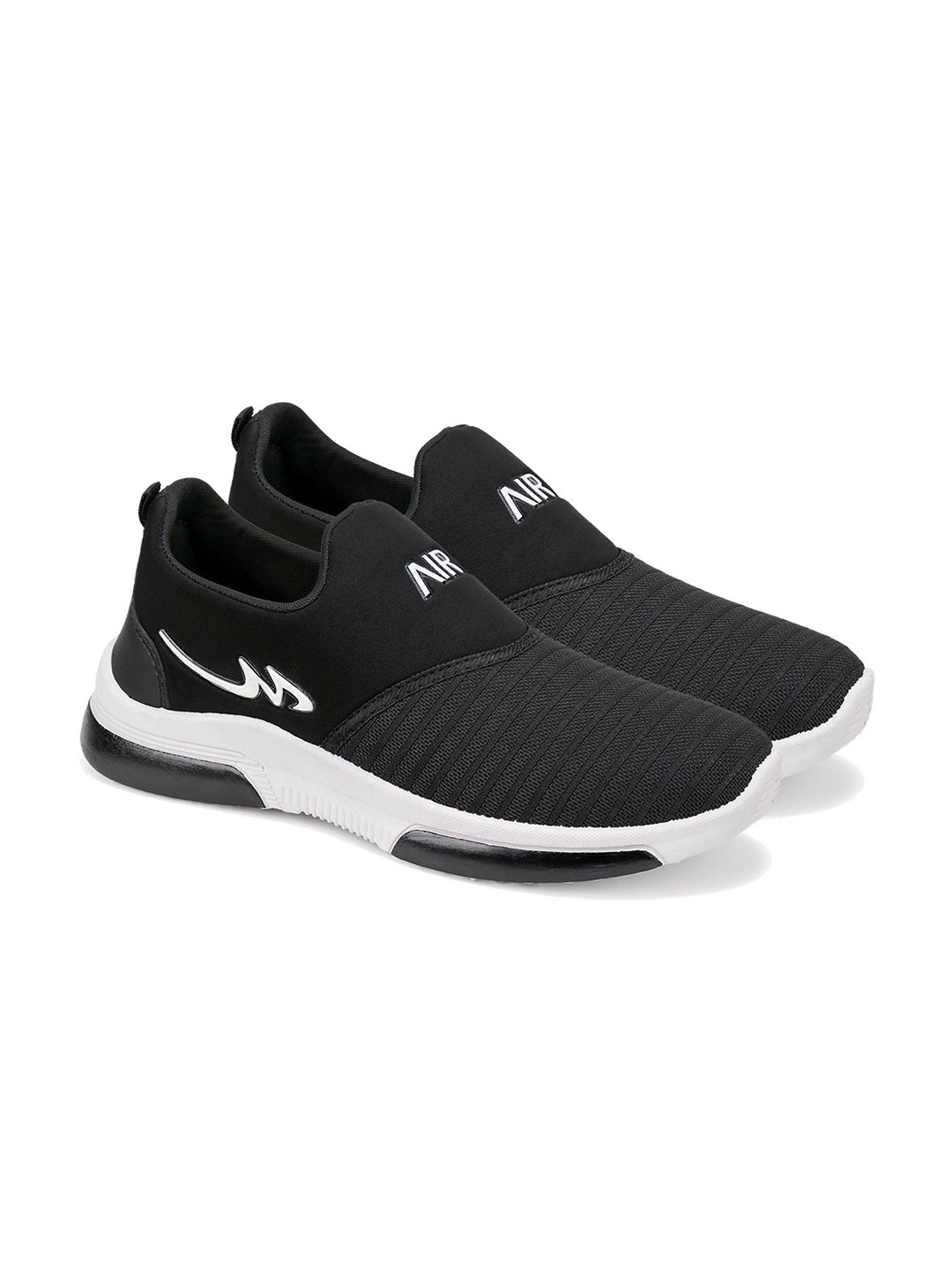 World Wear Footwear Men Mesh Running Non-Marking Shoes
