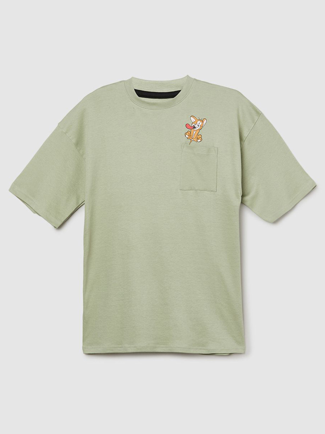 max Boys Tom & Jerry Graphic Printed Round Neck Cotton T-shirt