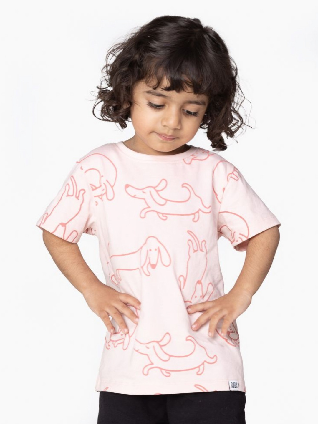 Reedoo Unisex Kids Bio Finish Conversational Printed Round Neck Cotton T-shirt