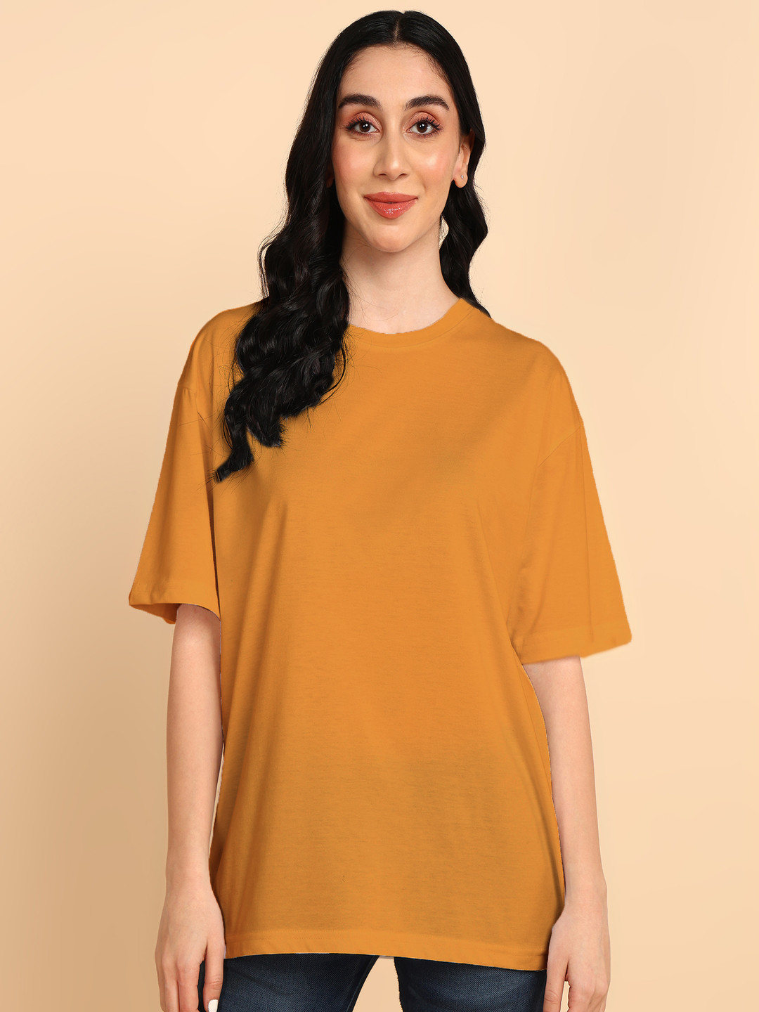 Adyavastram Women Extended Sleeves Cut Outs T-shirt