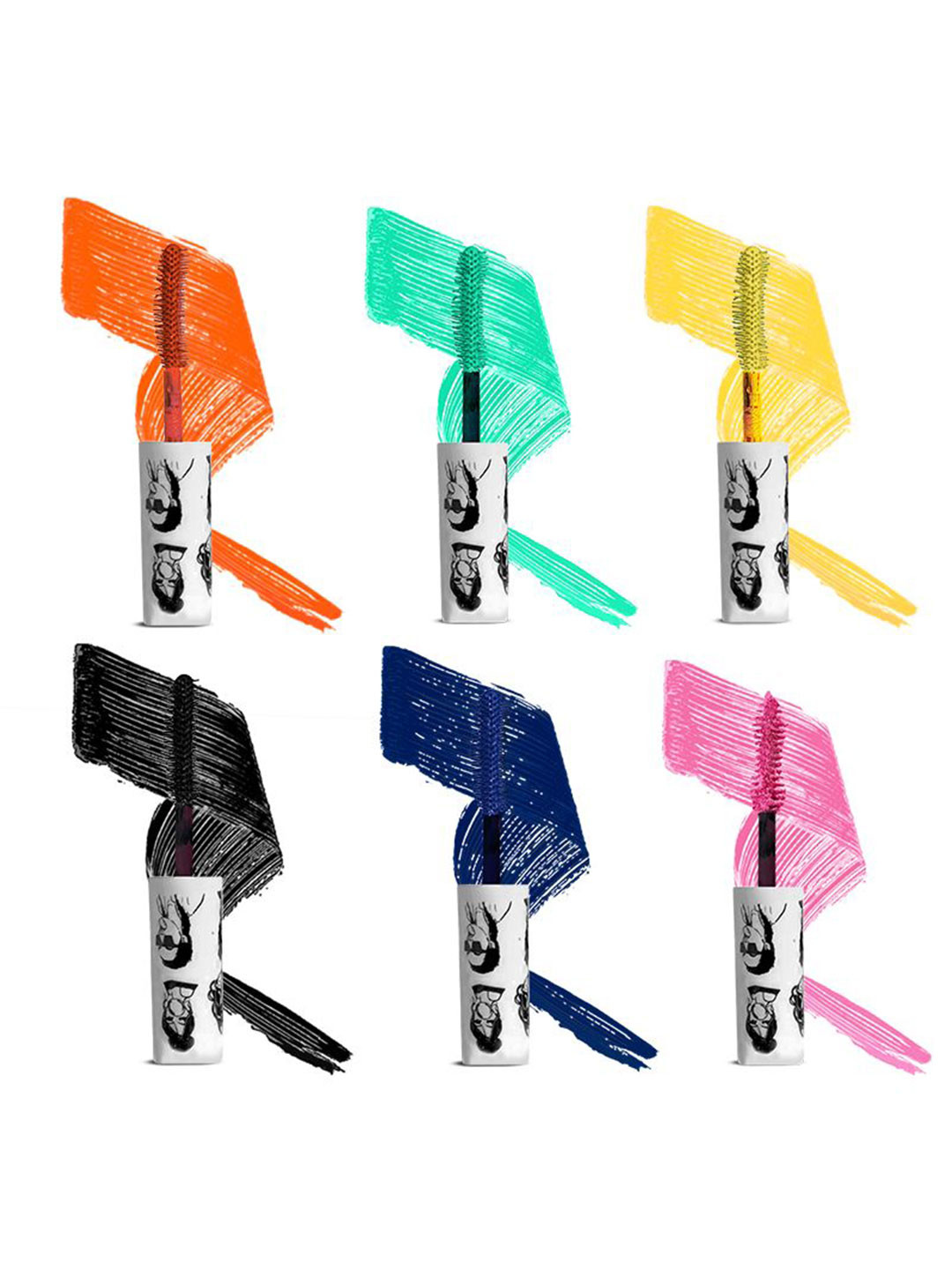 Elitty Set Of 6 Lashtastic Waterproof, Smudgeproof & Crumfree Mascara - 5 ml Each