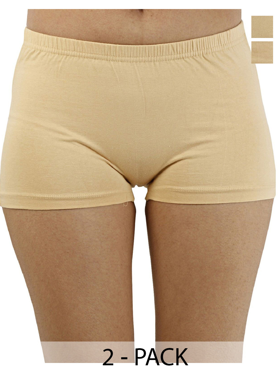 Diving Deep Women Pack of 2 Cotton Boy Shorts Briefs
