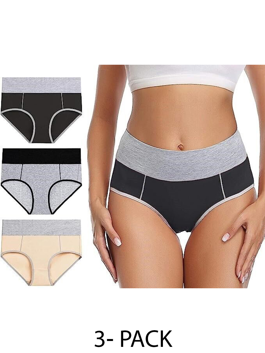 Diving Deep Pack of 3 Hipster Briefs