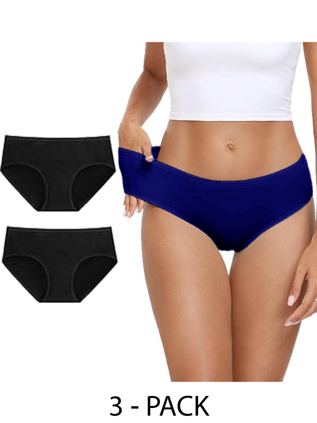Diving Deep Pack of 3 Hipster Briefs