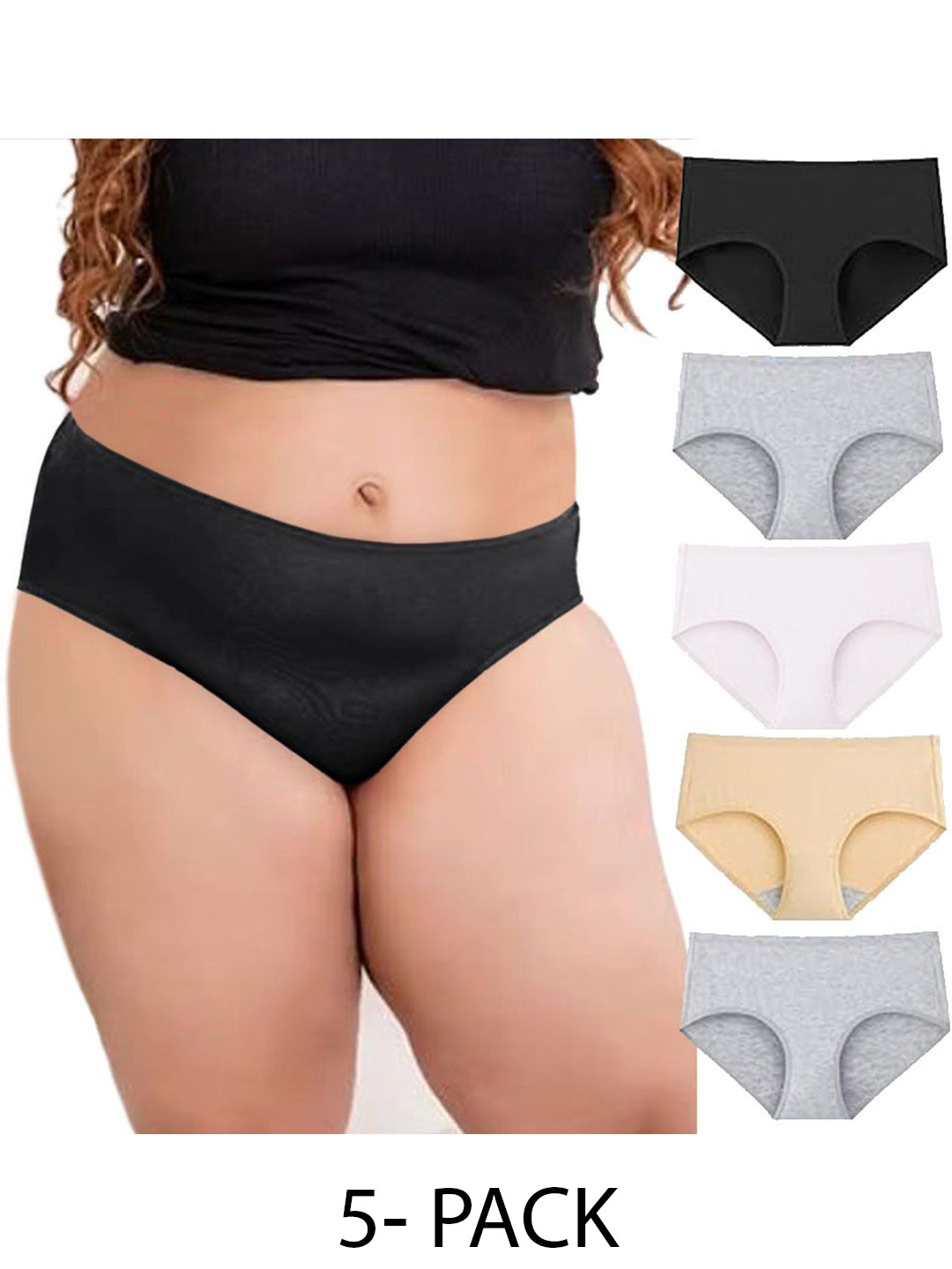 Diving Deep Pack of 5 Cotton Hipster Briefs
