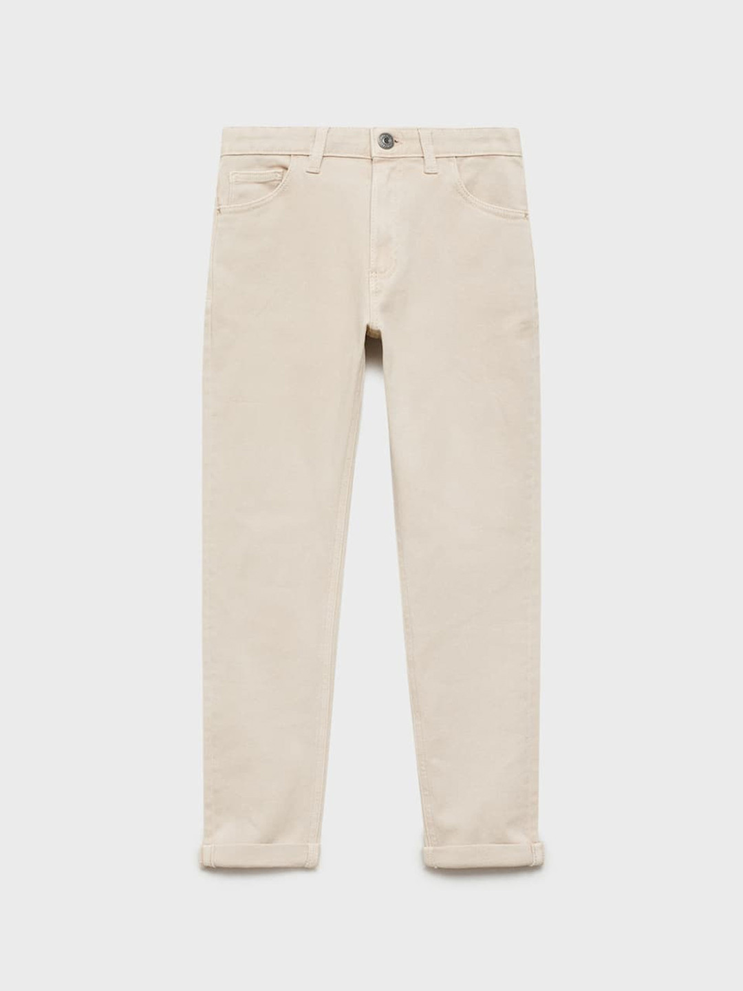 Mango Kids Boys Straight Fit Trousers