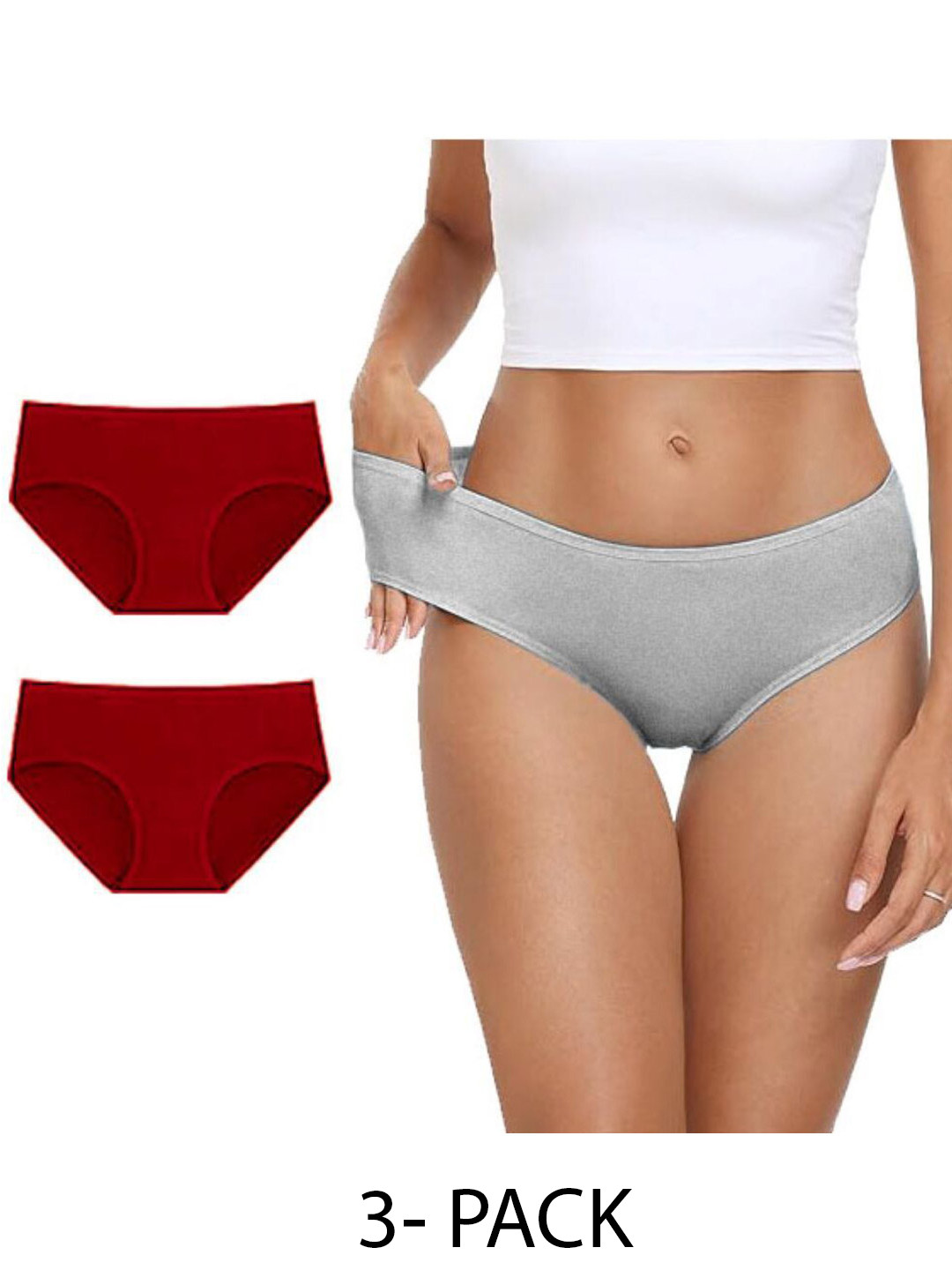 Diving Deep Pack of 3 Hipster Briefs