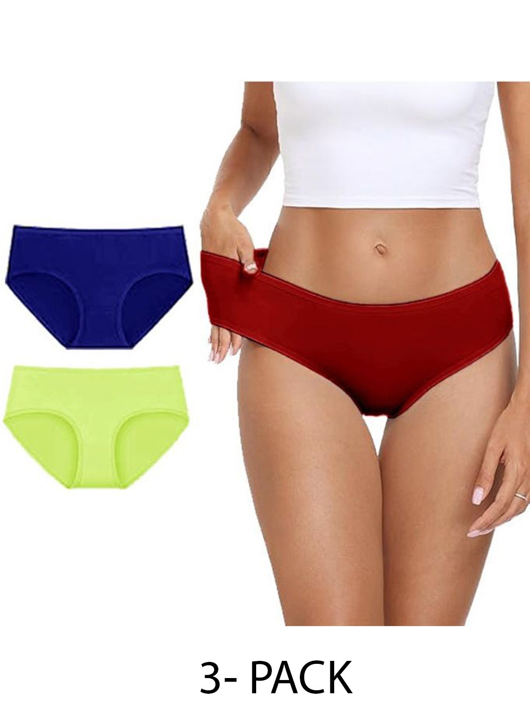 Diving Deep Pack of 3 Hipster Briefs