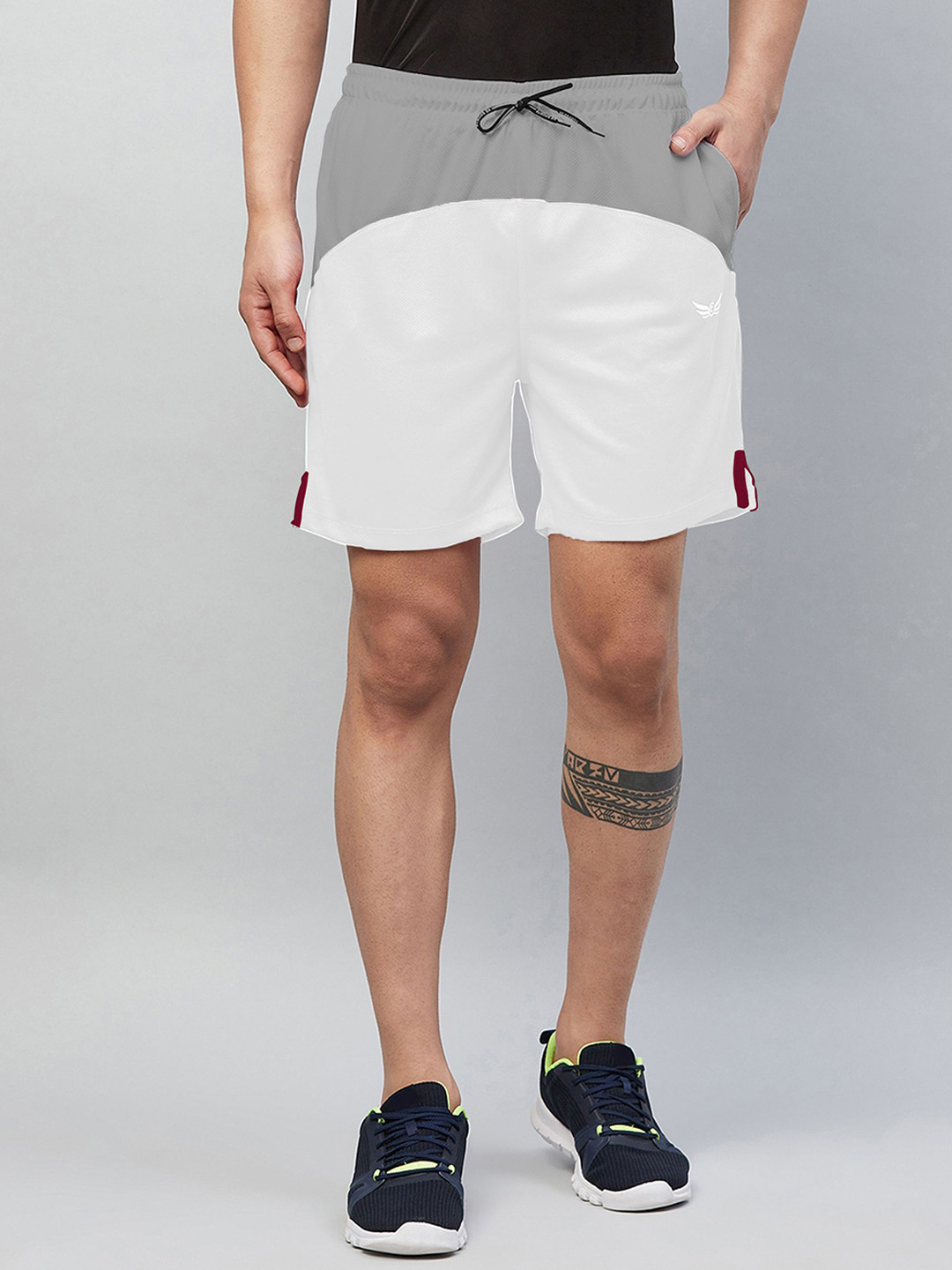 CHROME & CORAL Men Colorblocked Boxer Shorts