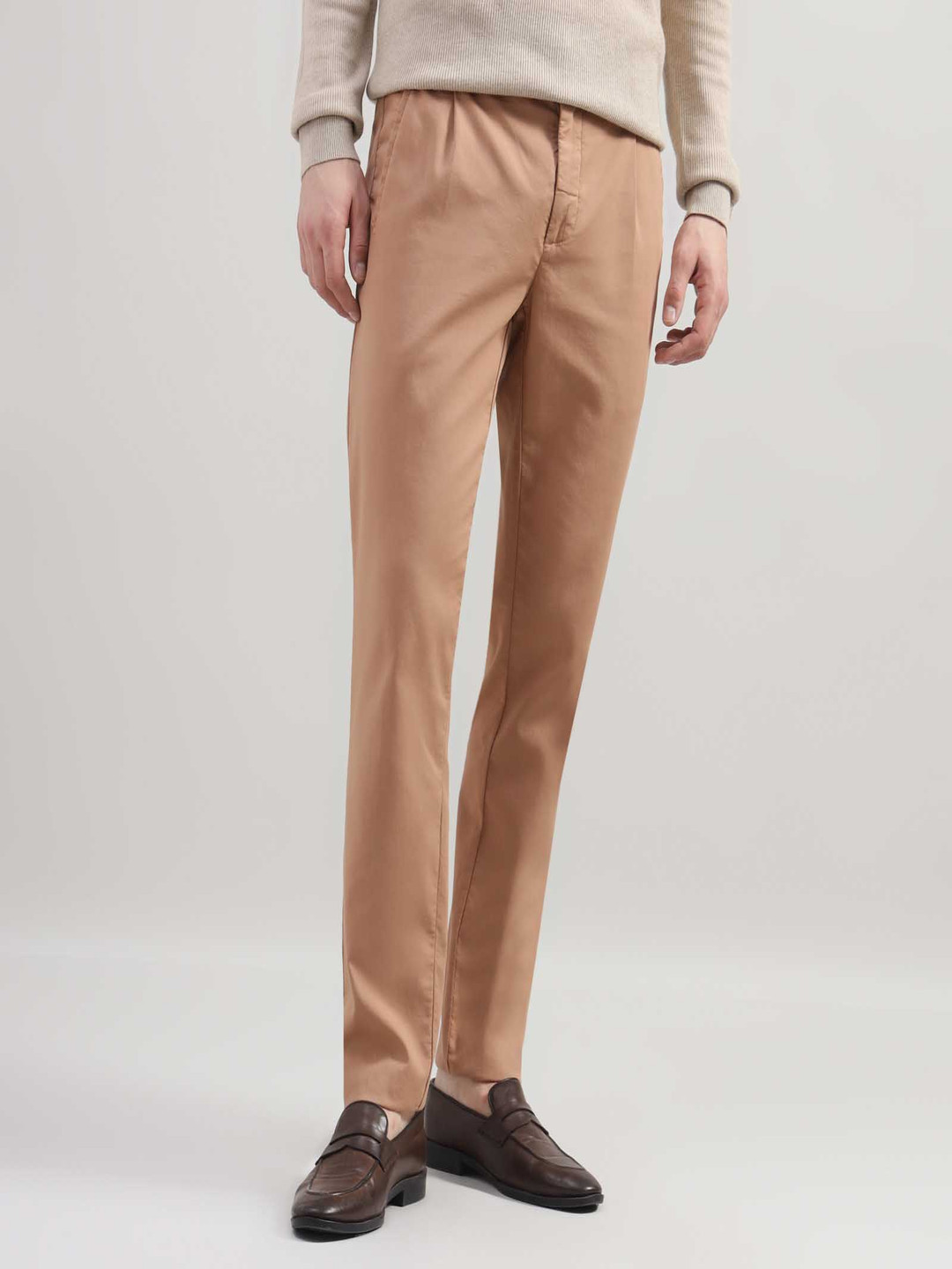 HACKETT LONDON Men Cotton Slim Fit Chinos Trousers