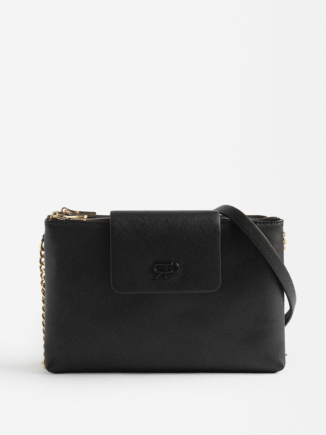 PARFOIS Solid Structured Sling Bag
