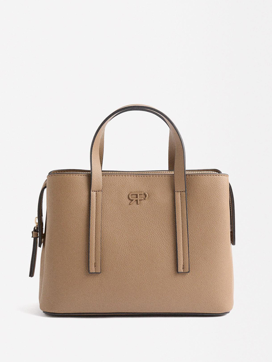 PARFOIS Solid Large Structured Handheld Bag