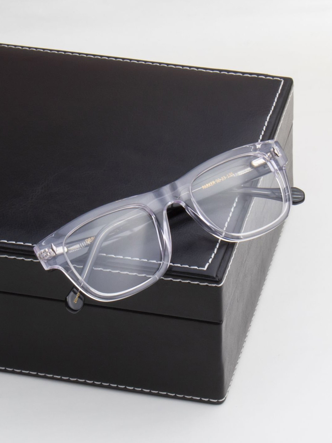 Ted Smith Unisex Colourblocked Square Luxury Acetate Frames