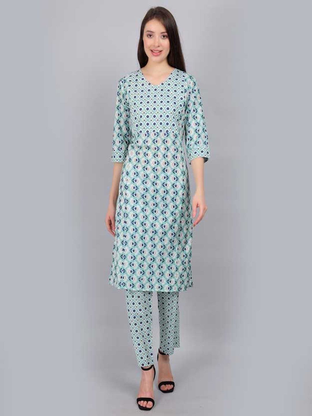 Moms Ever Women Straight Feeding Kurta Set