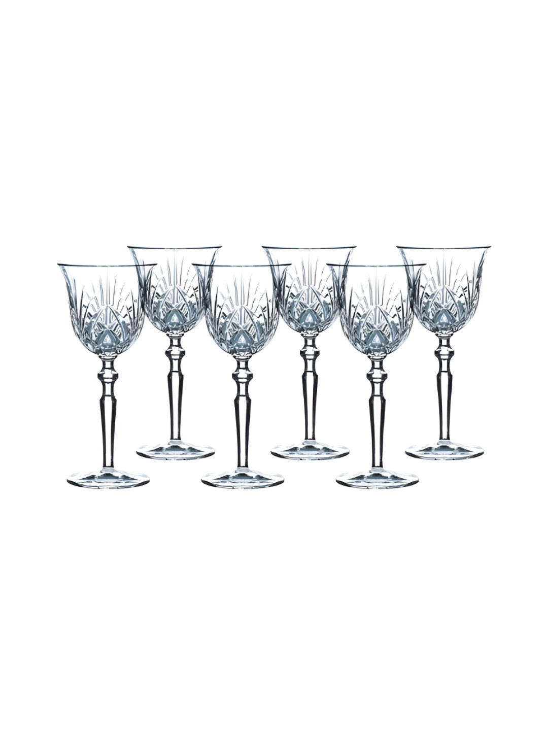 Nachtmann Transparent 4 Pieces Textured Palais Large Wine Glasses