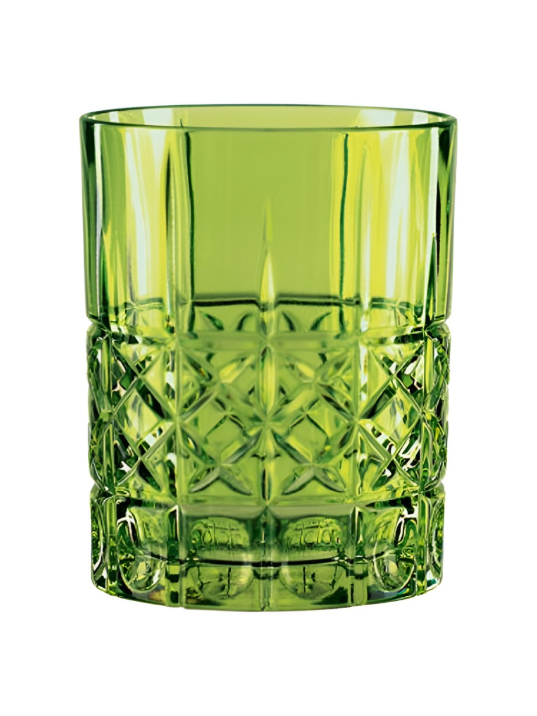 Nachtmann Noblesse Transparent and Green Crystal Whisky Glass 345 ml