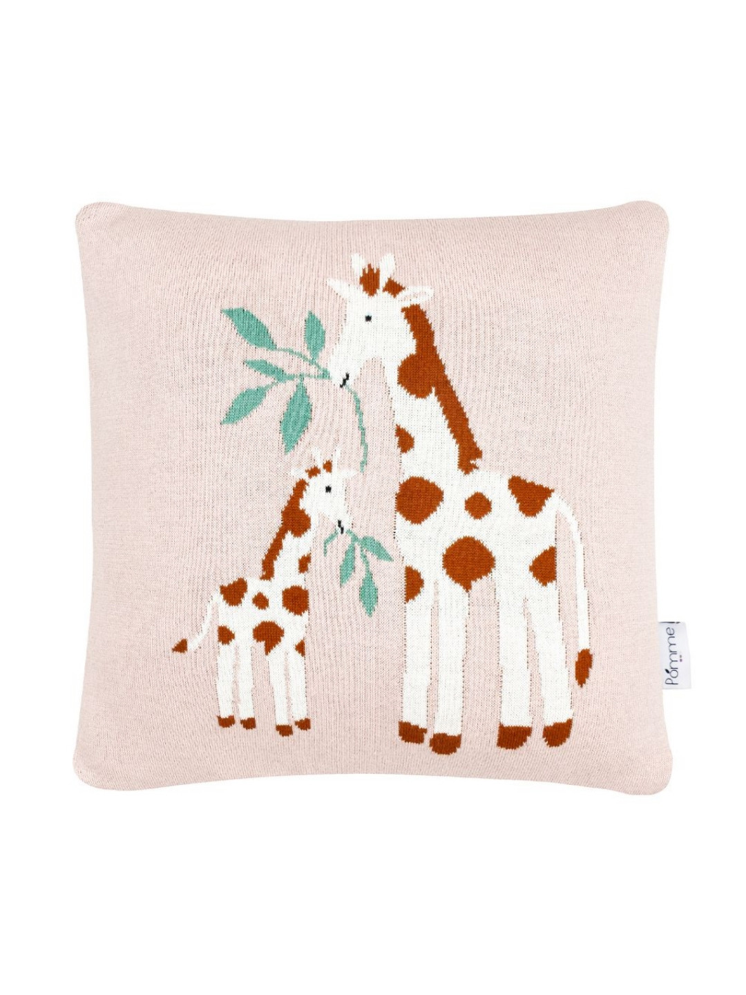 Pomme Blue & White Cartoon Characters Square Cushion Covers