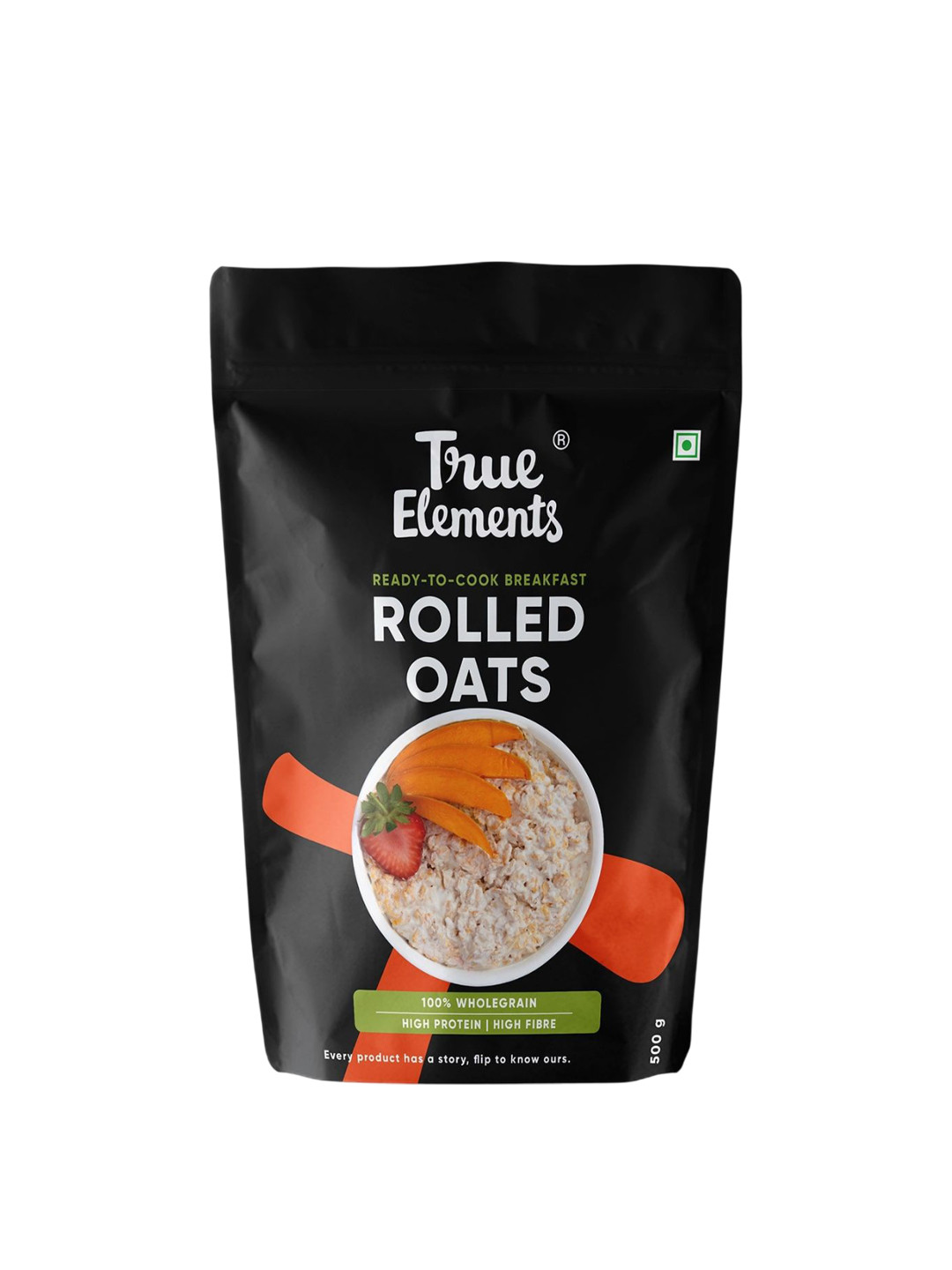True Elements Rolled Oats Cereal and Muesli - 500g