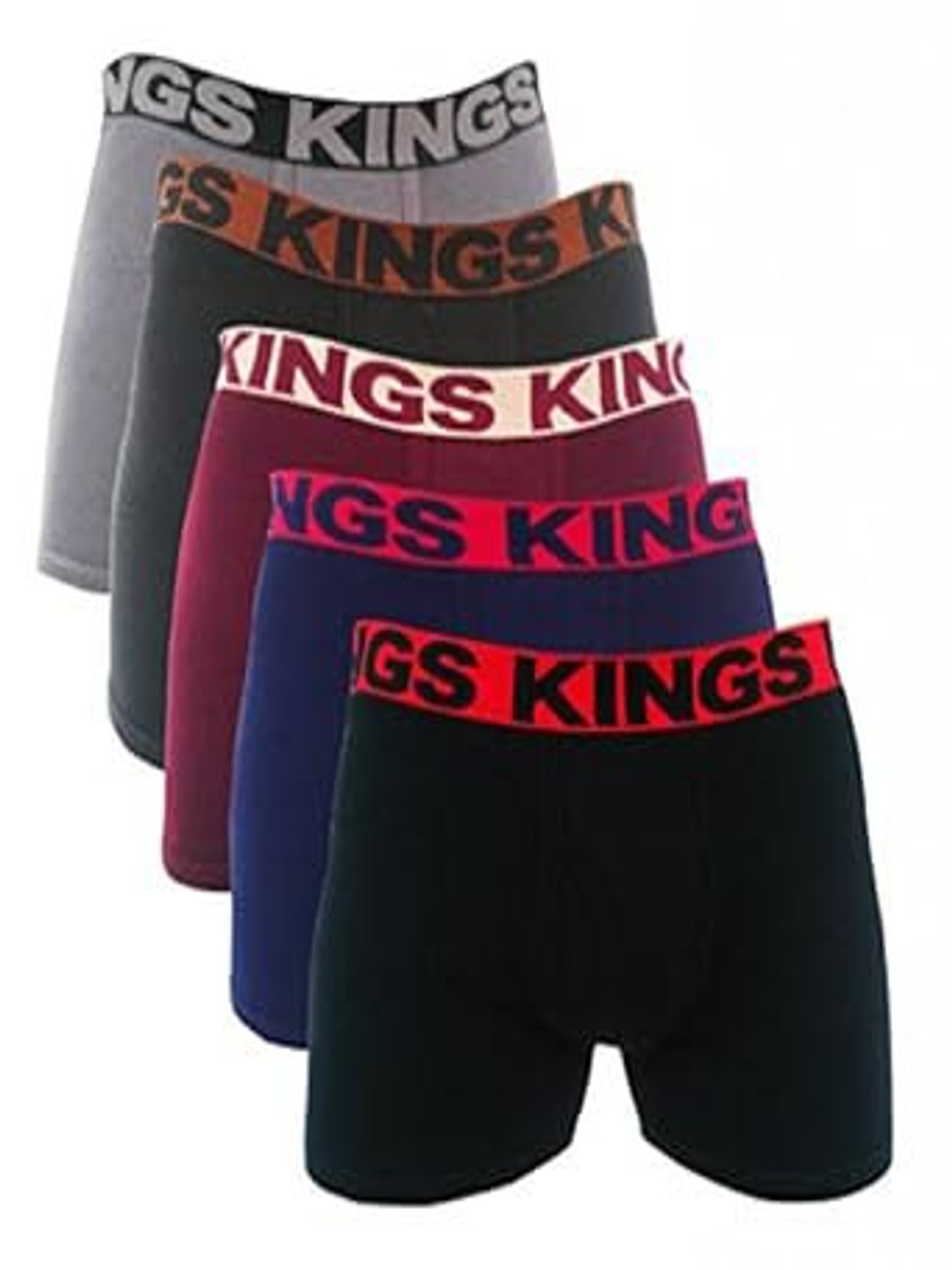 HAP Men Pack Of 5 Cotton Trunks - Mens_Kings_Combo_24_Pk5_$P