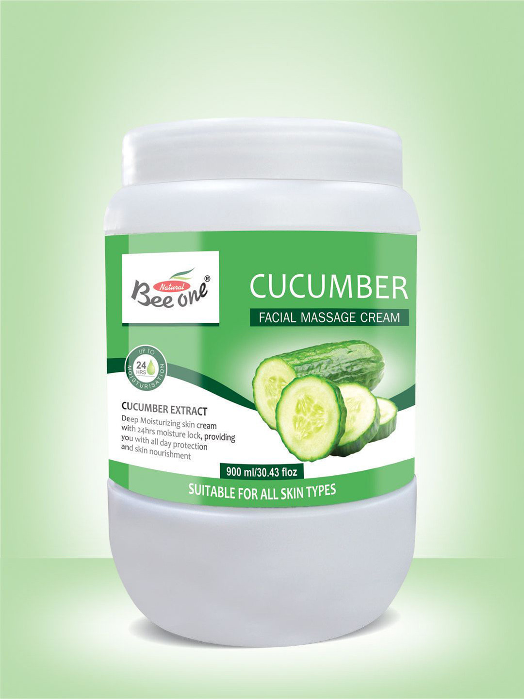 Beeone Cucumber Massage Cream - 900 ml