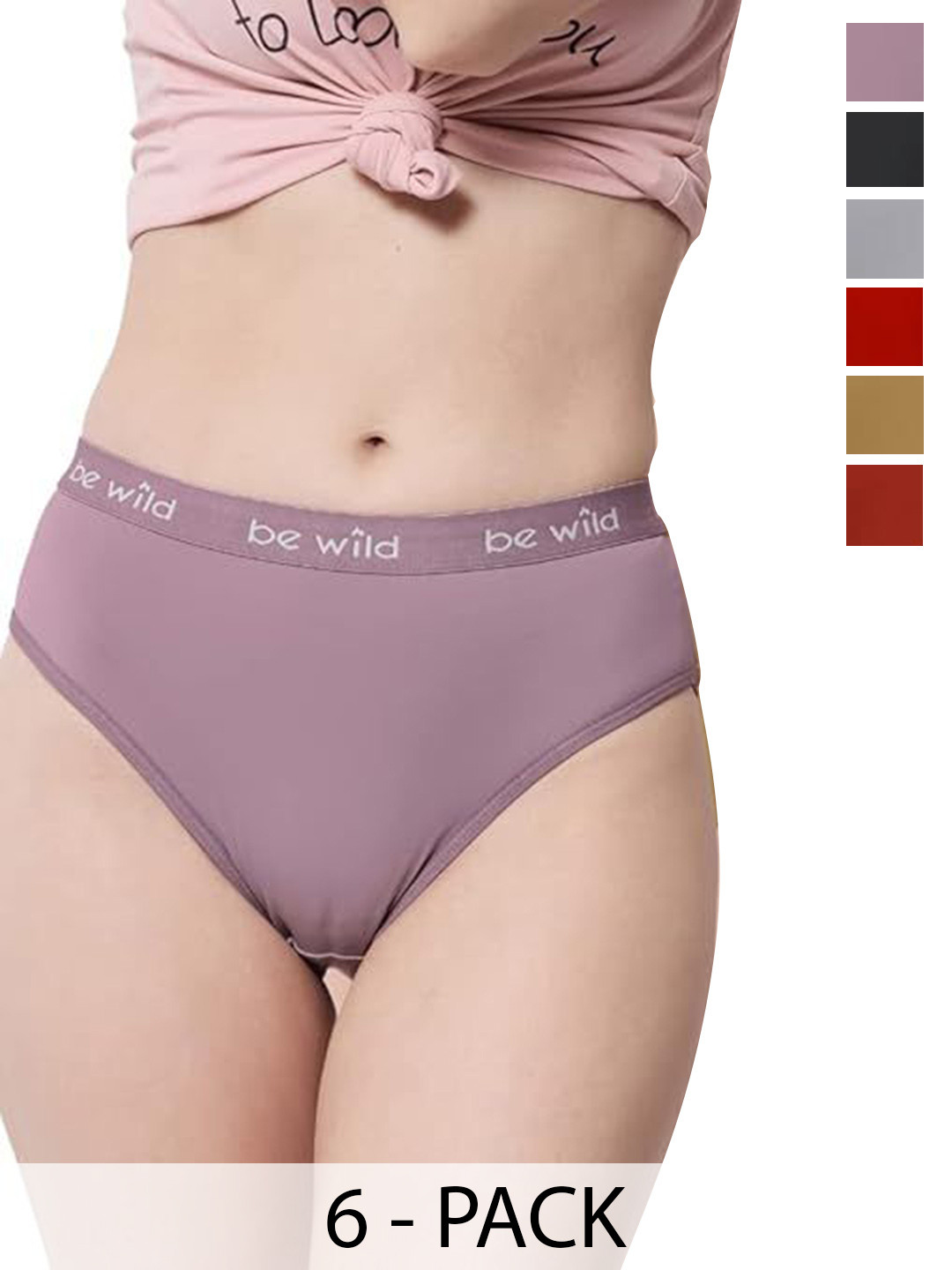 BEWILD Pack Of 3 Assorted Cotton Hipster BriefsANAYA_PANTY_S