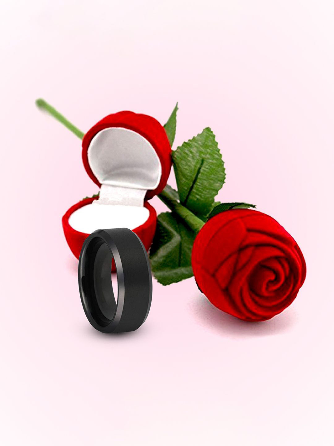 Peora Men Circular Band Finger Ring