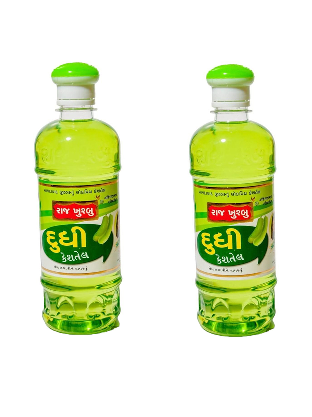RAJ KHUSHBU Set Of 2 Dhudhi Hair Oil For Hair Growth - 500 ml Each