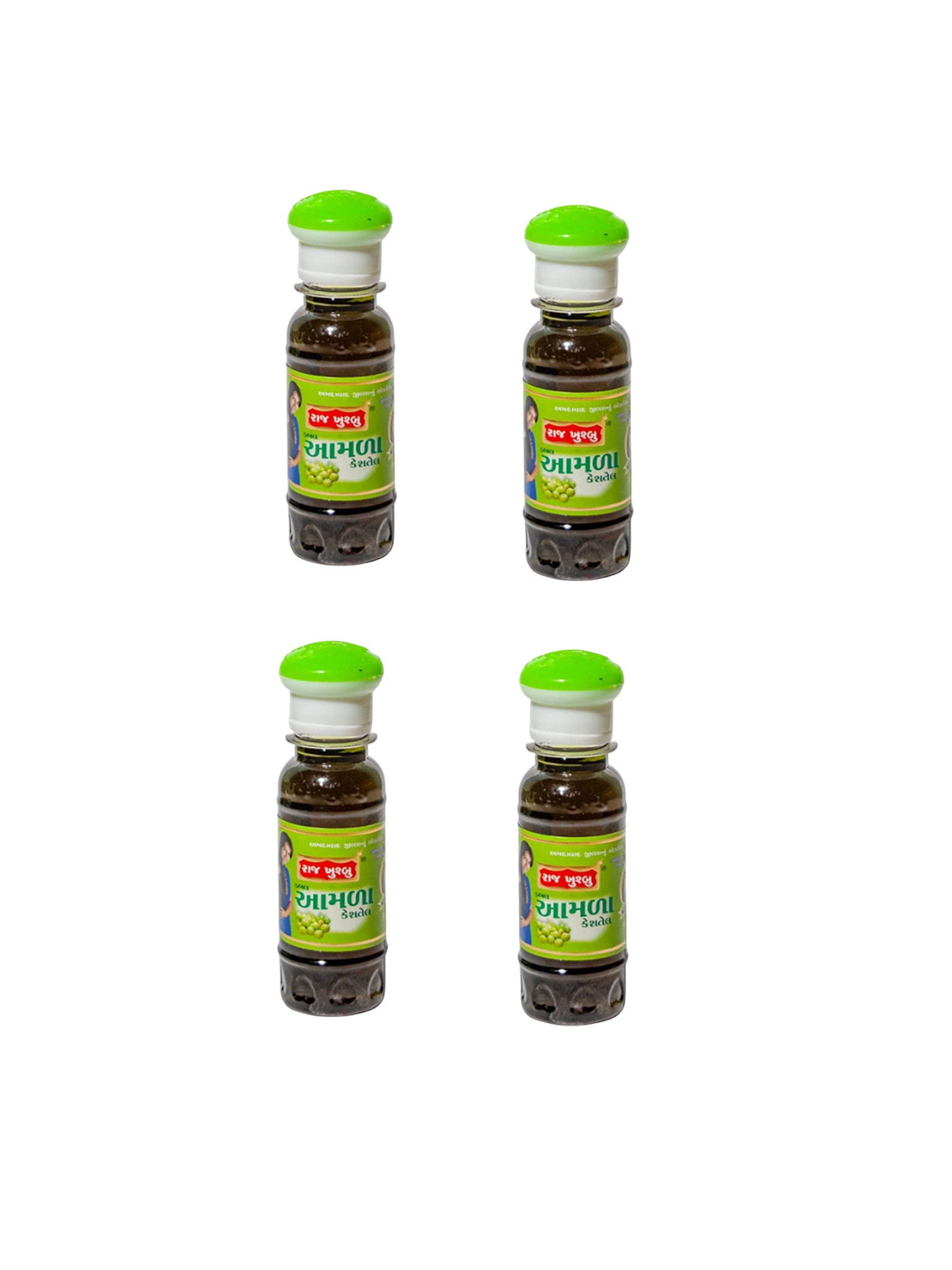 RAJ KHUSHBU Set Of 4 Amla Hair Oil- 80 ml Each